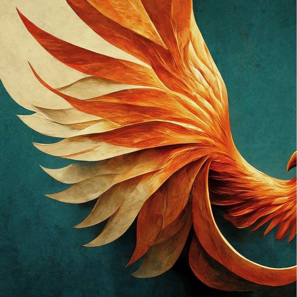 Flügel eines Phönix